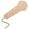 Microphone Solid Unfinished Craft Wood Holiday Christmas Tree DIY Pre-Drilled Ornament